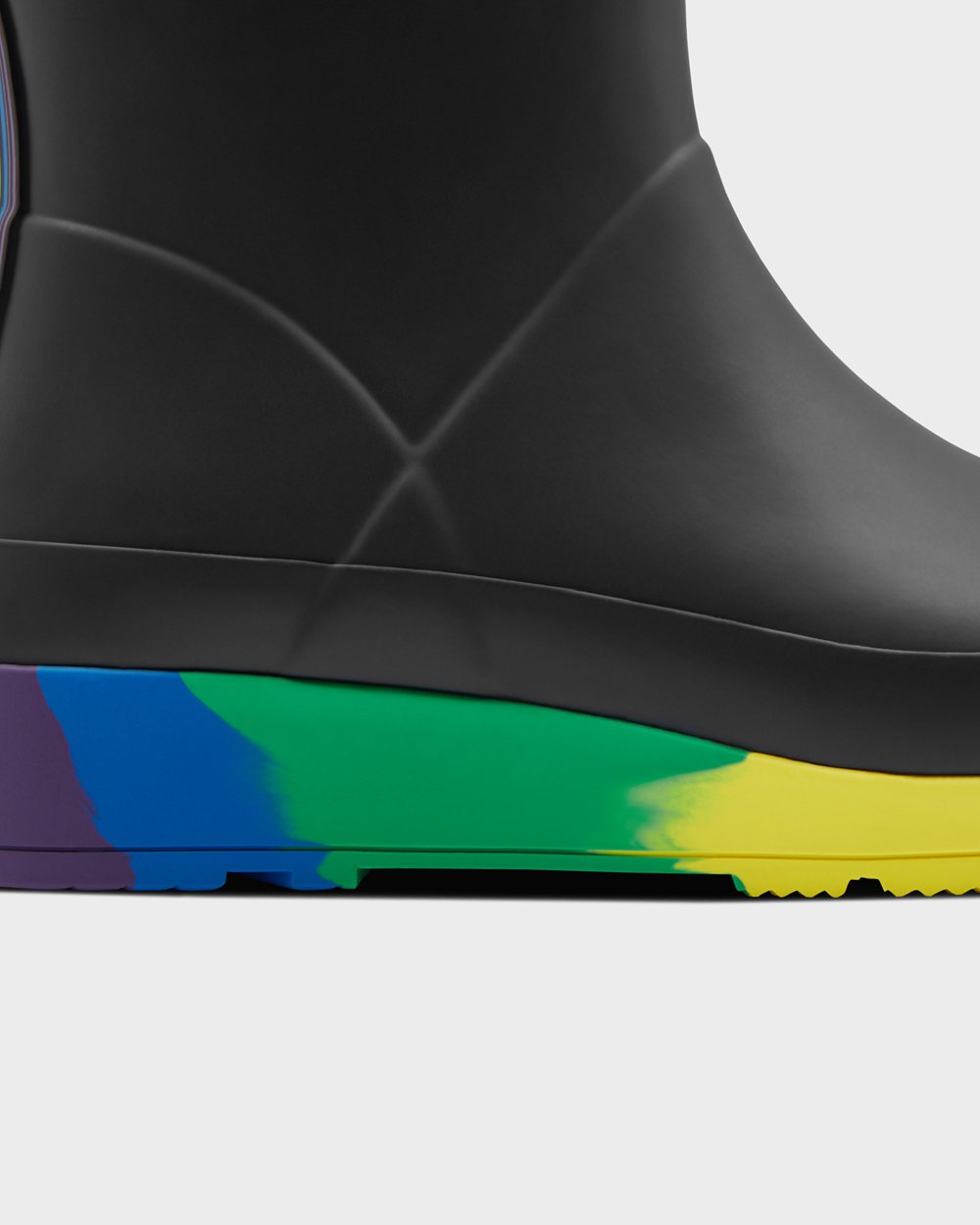 Hunter Original Pride Flatform Rain Play Boots - Shop Online Womens Black - WIMOYF421